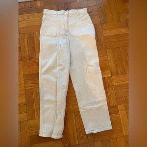 Wilfred High Rise Cream Jeans